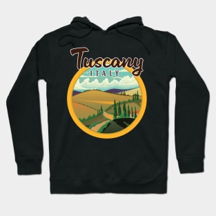 Tuscany Italy travel logo Hoodie